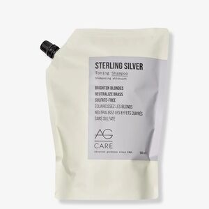 AG Care Sterling Silver Toning Shampoo - Neutralize Brass 1000 ml new